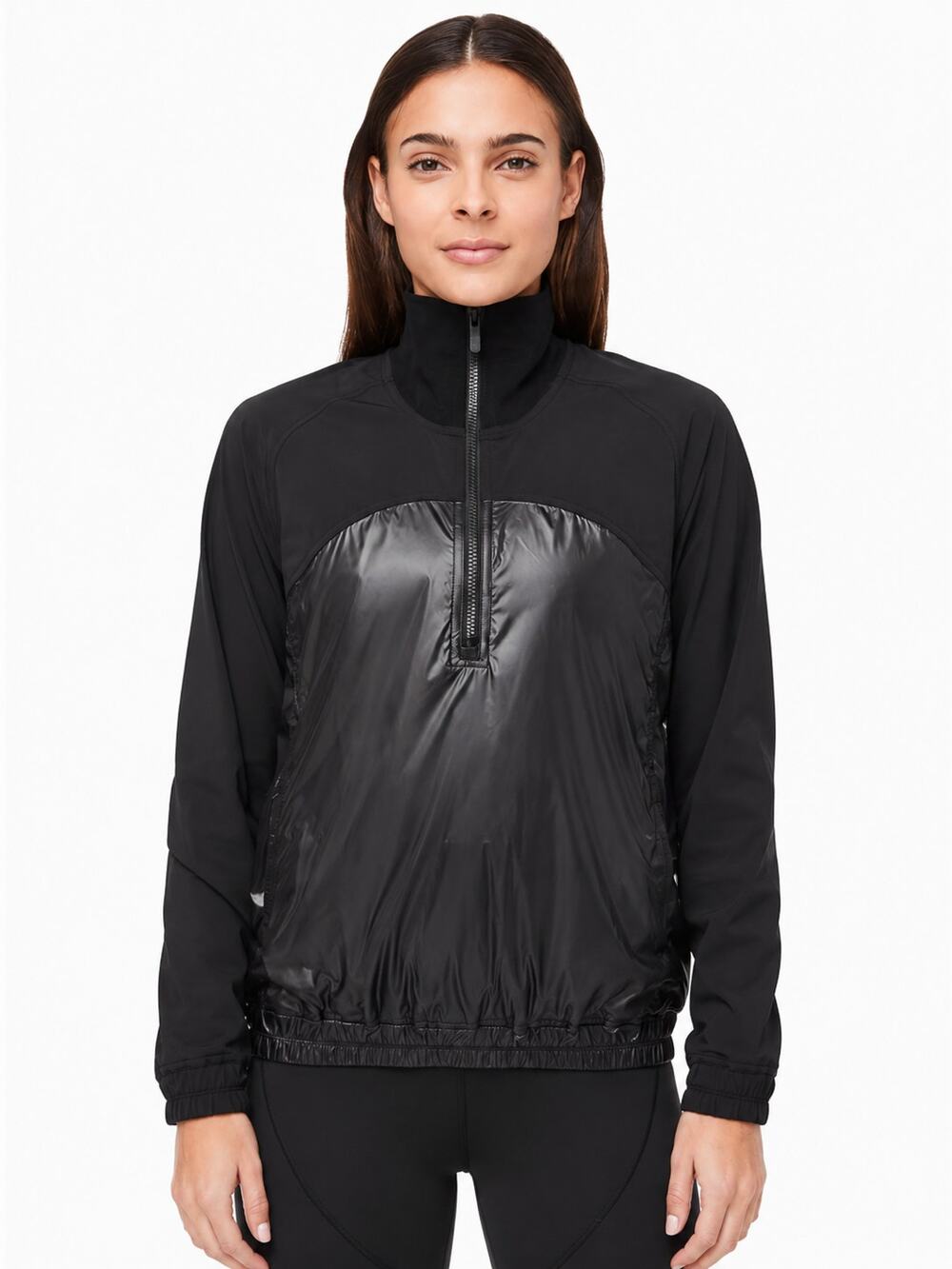 Lululemon All Roads 1/2 Zip Pullover Jacket Black
